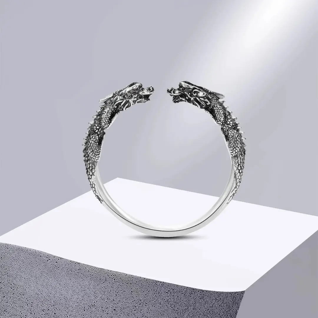 Bracelete Masculino em Aço Dragon - Image 4