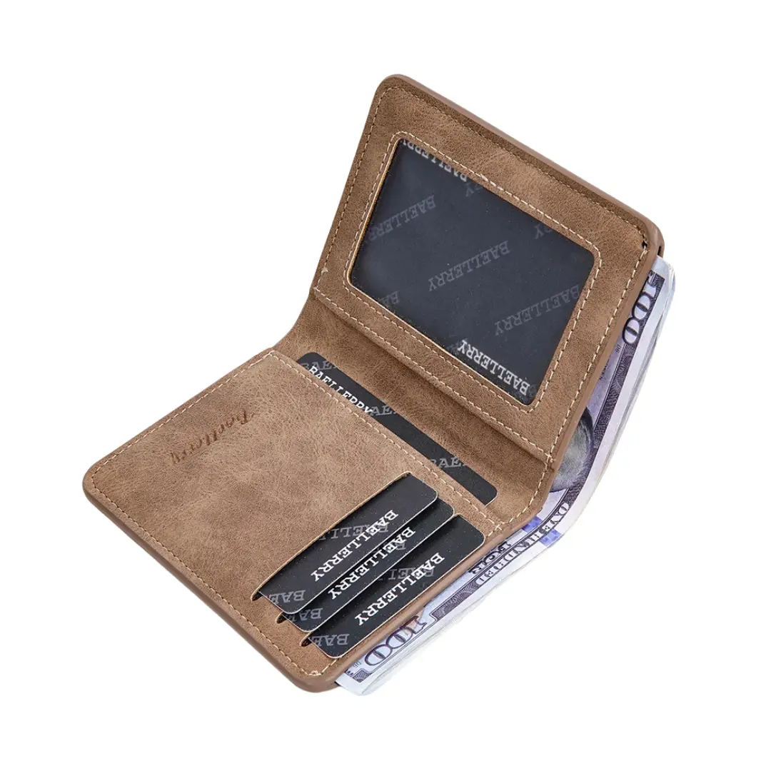 Carteira Masculina em Couro Ecológico Minimalist - Image 4