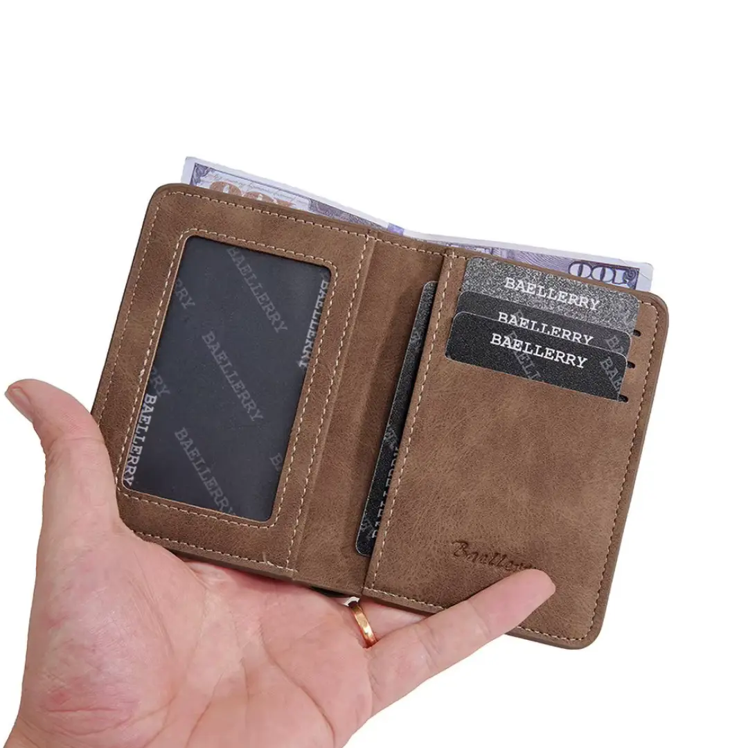 Carteira Masculina em Couro Ecológico Minimalist - Image 7