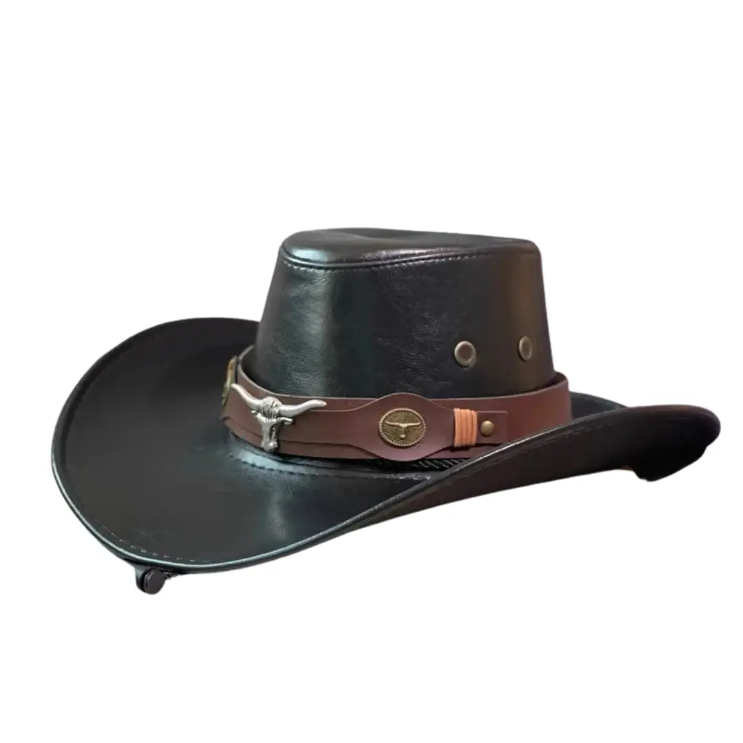Chapéu Masculino de Couro Aristotle - Image 3