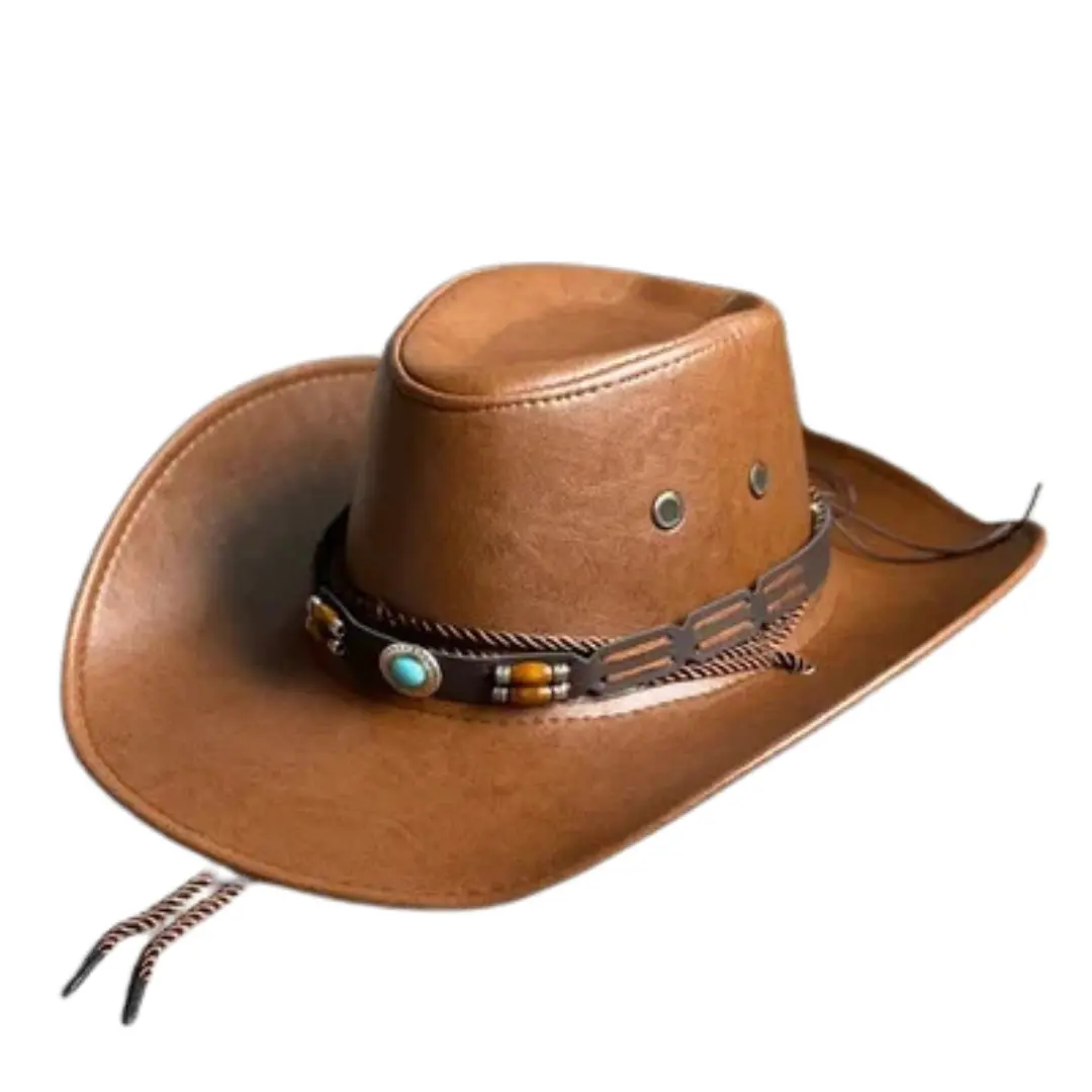 Chapéu Masculino de Couro Aristotle - Image 5