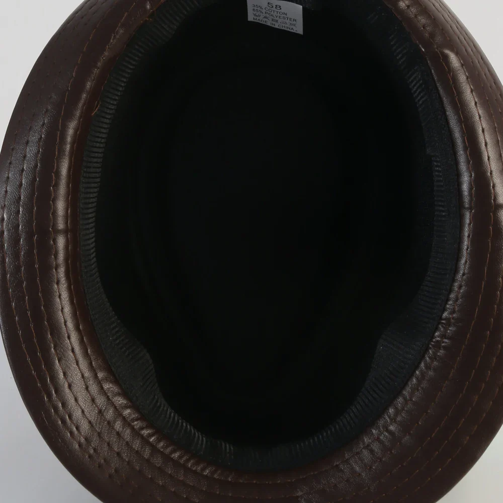 Chapéu Masculino em Couro Ecológico Luke - Image 6