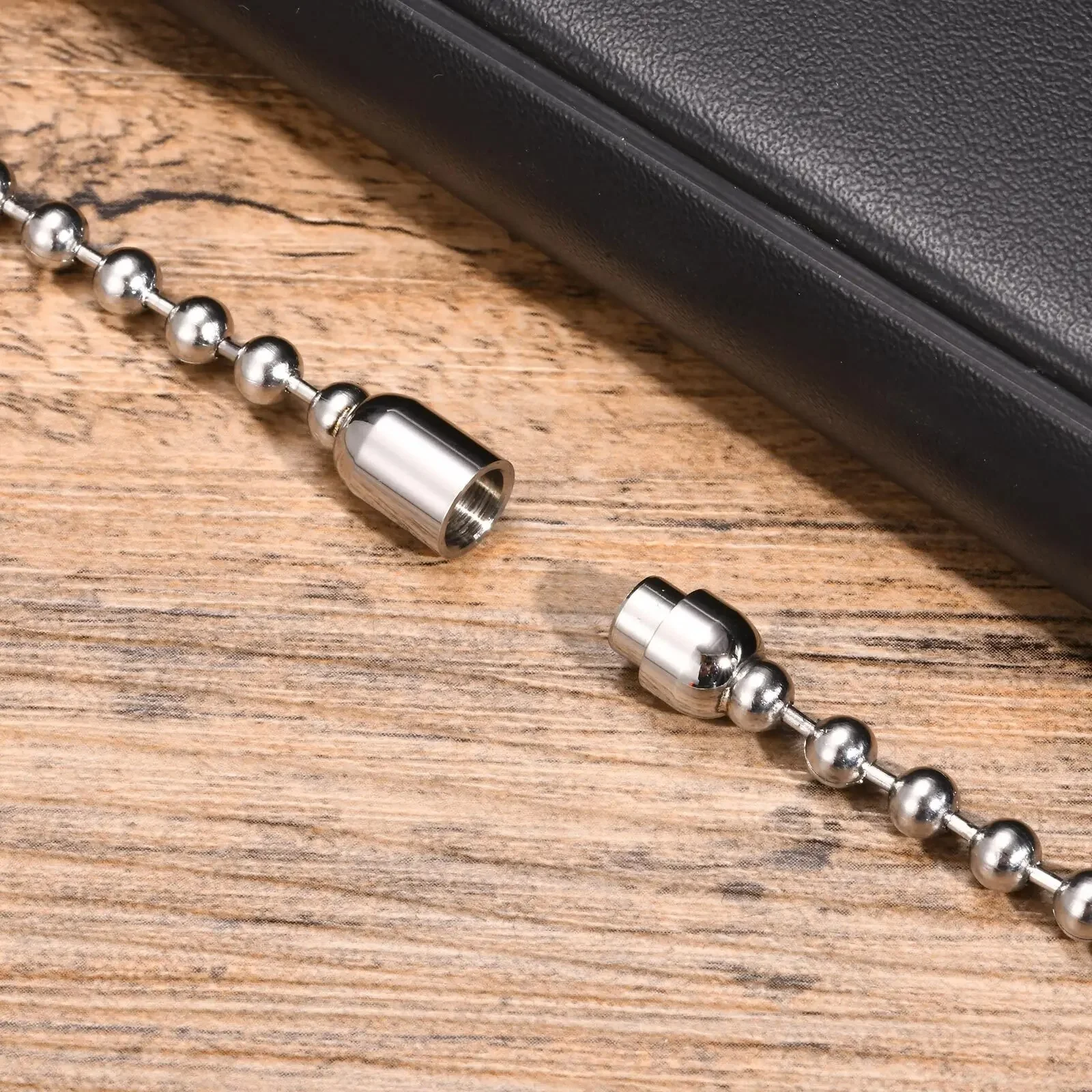 Pulseira Masculina Clássica Frisado Aço Inoxidável - Image 4