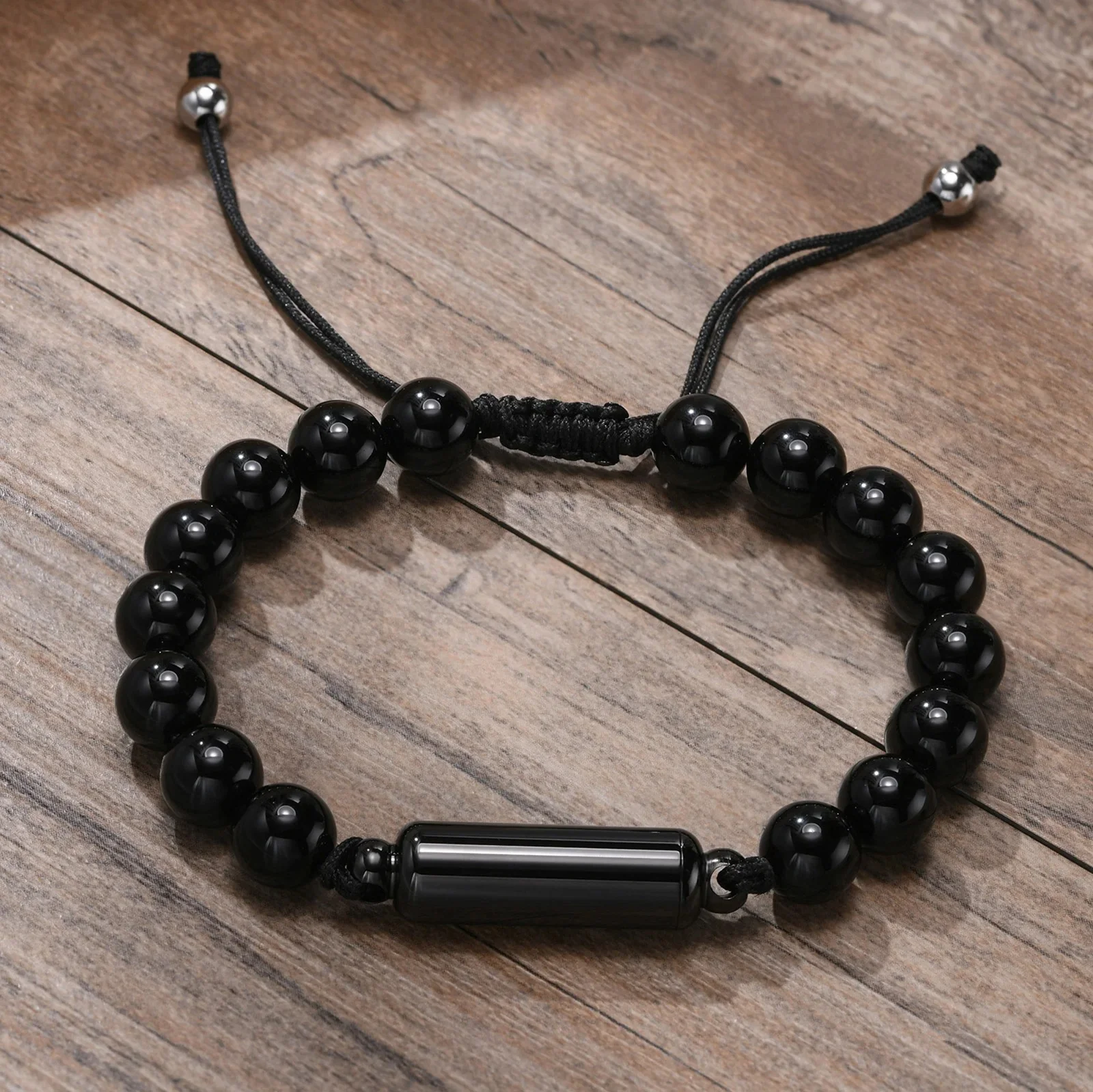 Pulseira Masculina de Pedra com Aço Inoxidável Vênus - Image 5