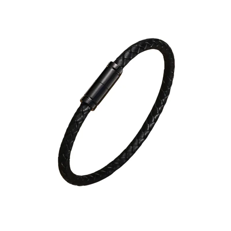Pulseira Masculina em Couro Slim - Image 6