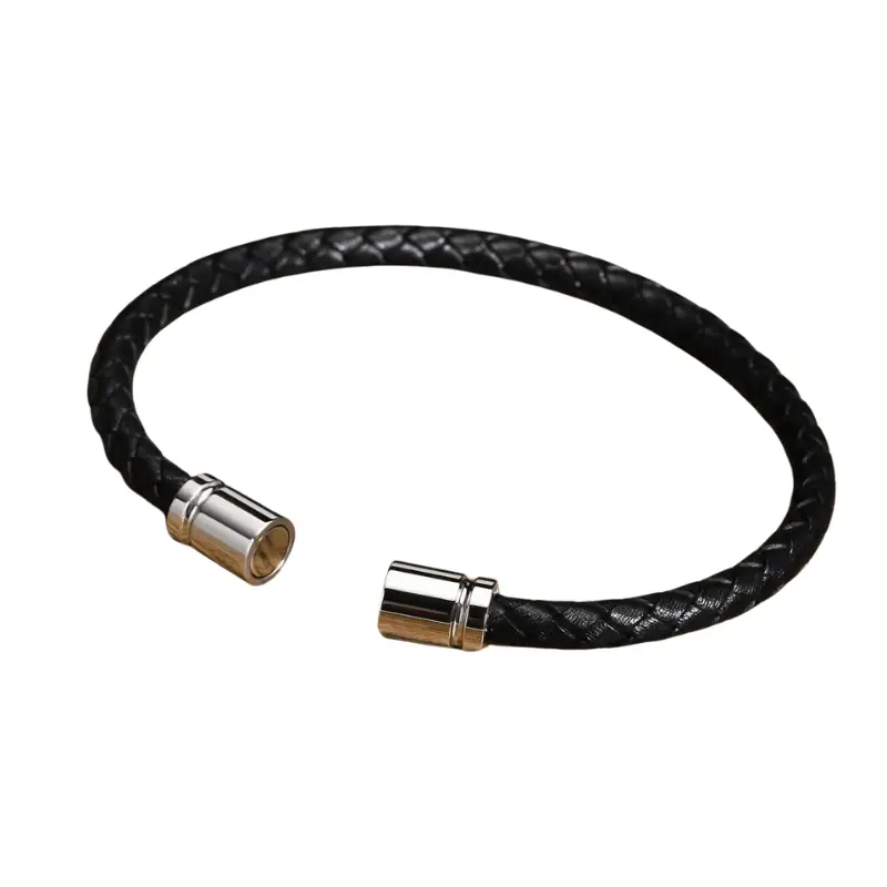 Pulseira Masculina em Couro Slim - Image 7