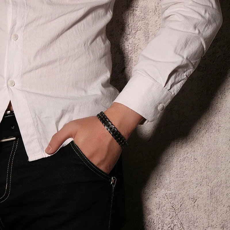 Pulseira Masculina em Couro Zeus - Image 3