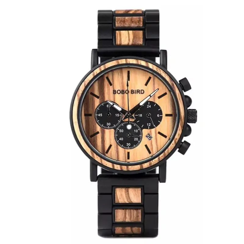 Relógio em Madeira Masculino M2014 - Image 4