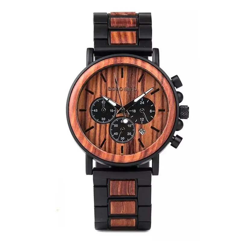 Relógio em Madeira Masculino M2014 - Image 5