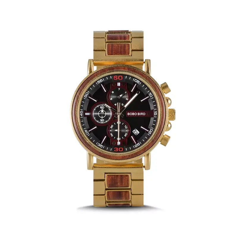 Relógio em Madeira Masculino M2015 - Image 4