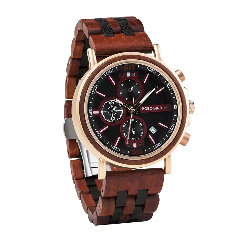 Relógio em Madeira Masculino M2015 - Image 6