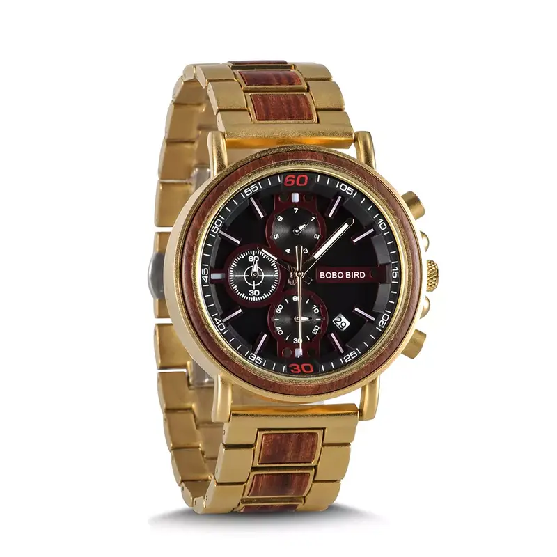 Relógio em Madeira Masculino M2015 - Image 8