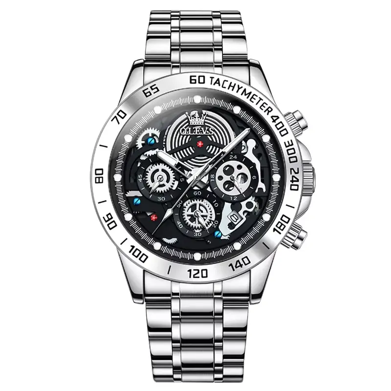 Relógio Masculino Aço Inox 3017 - Image 3