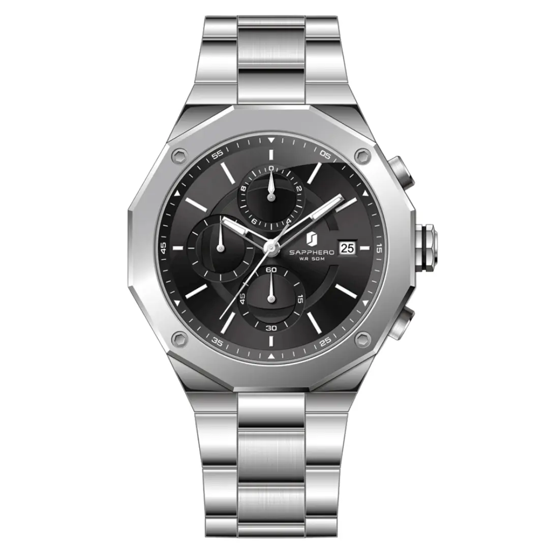 Relógio Masculino em Aço Inox Golden - Image 10