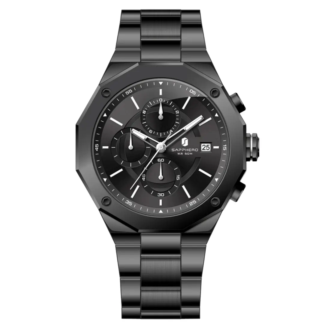 Relógio Masculino em Aço Inox Golden - Image 9