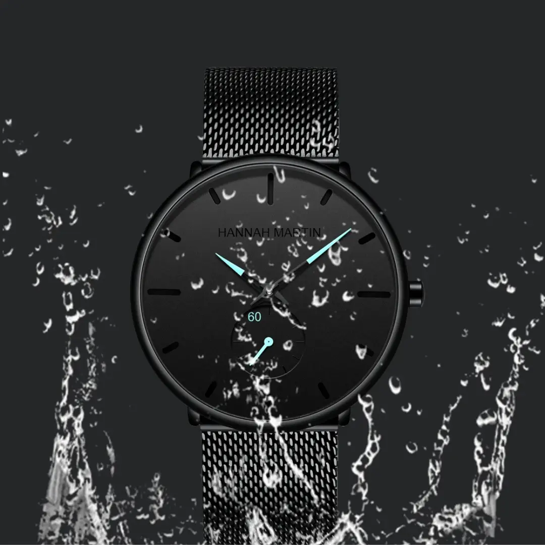 Relógio Masculino em Quartzo Minimalista Hannah Martin Agon - Image 4