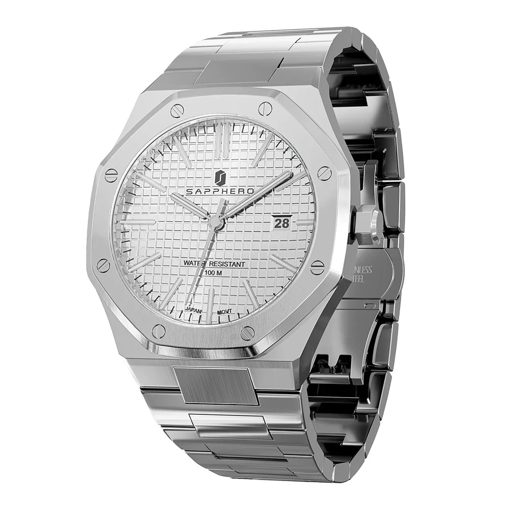 Relógio Masculino Octagonal Orion - Image 8